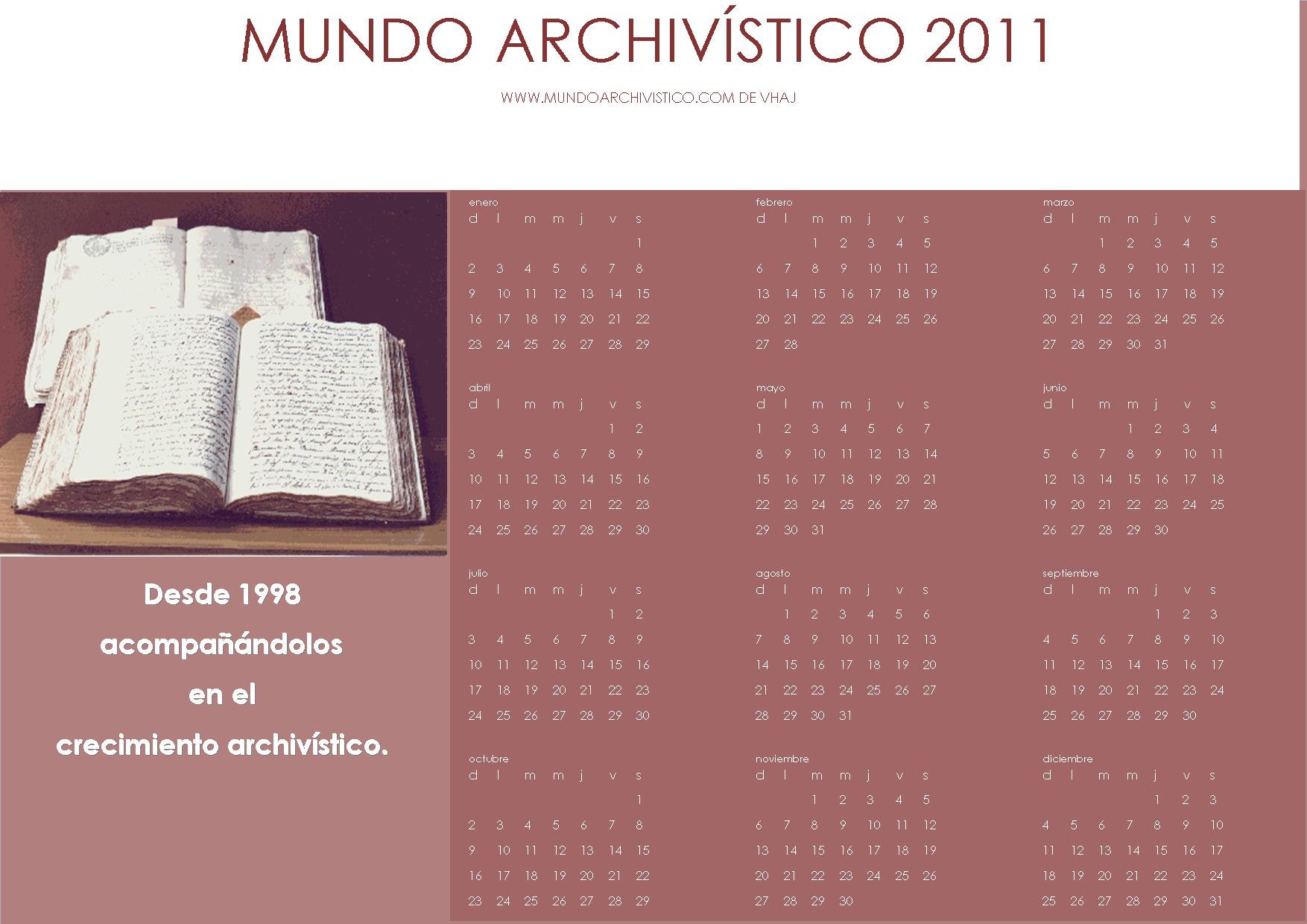 Descargar Calendario 2011